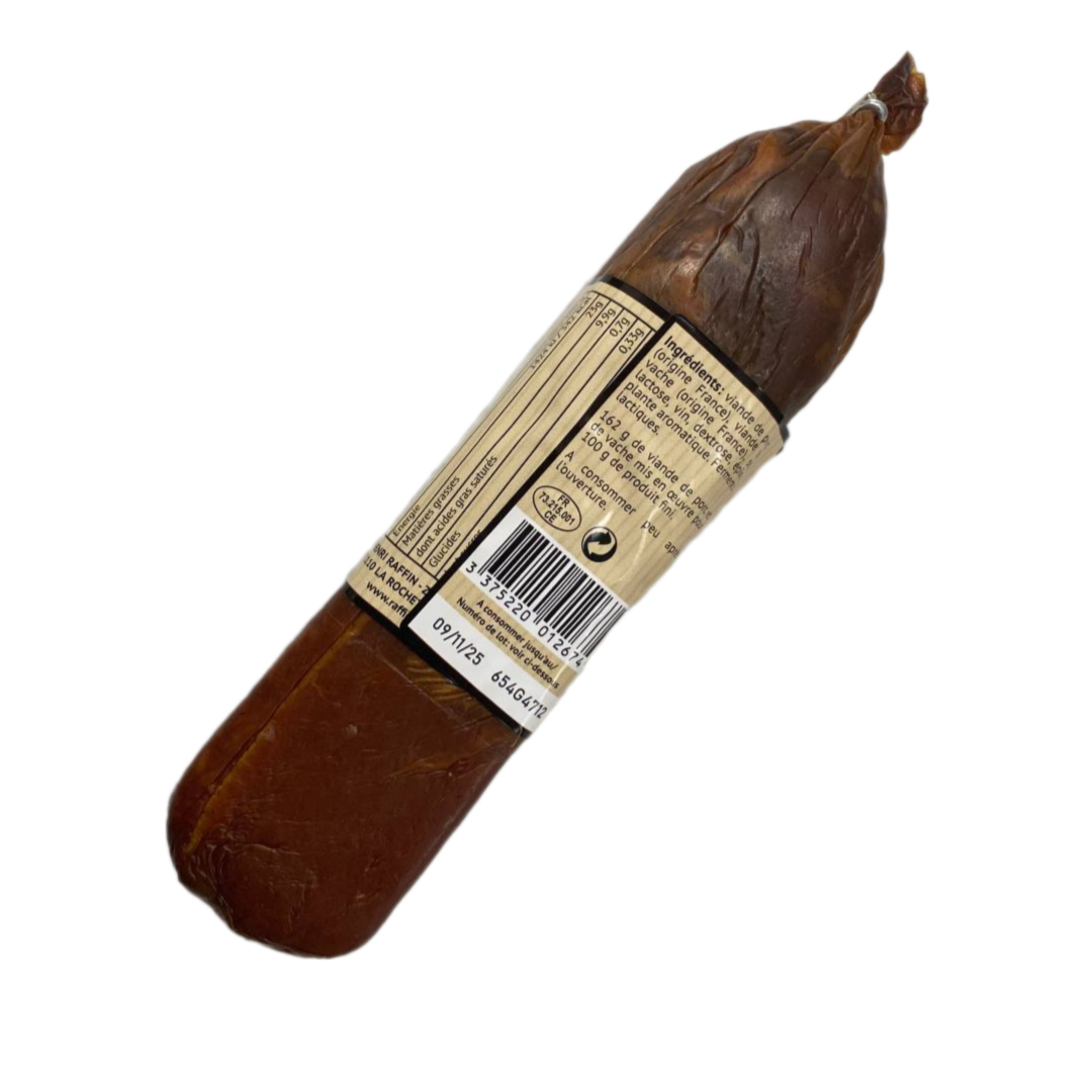 Колбаса свино-говяжья копченная L`ancienne noir 400 грамм