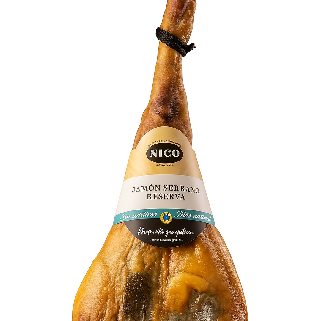 Хамон Серрано Резерва 12 месяцев 7 кг с хамонерой