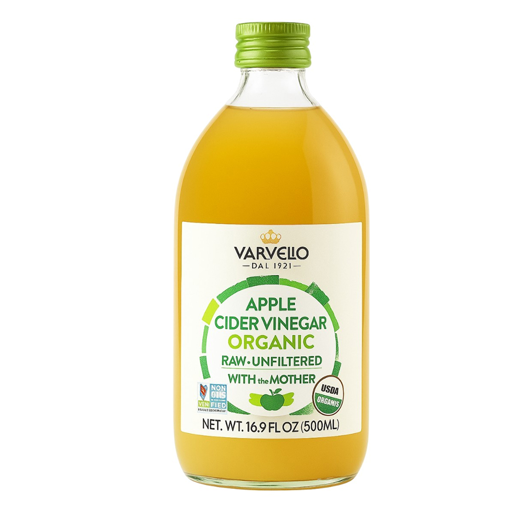 Уксус Varvello BIO яблочный нефильтрованный 500 мл.