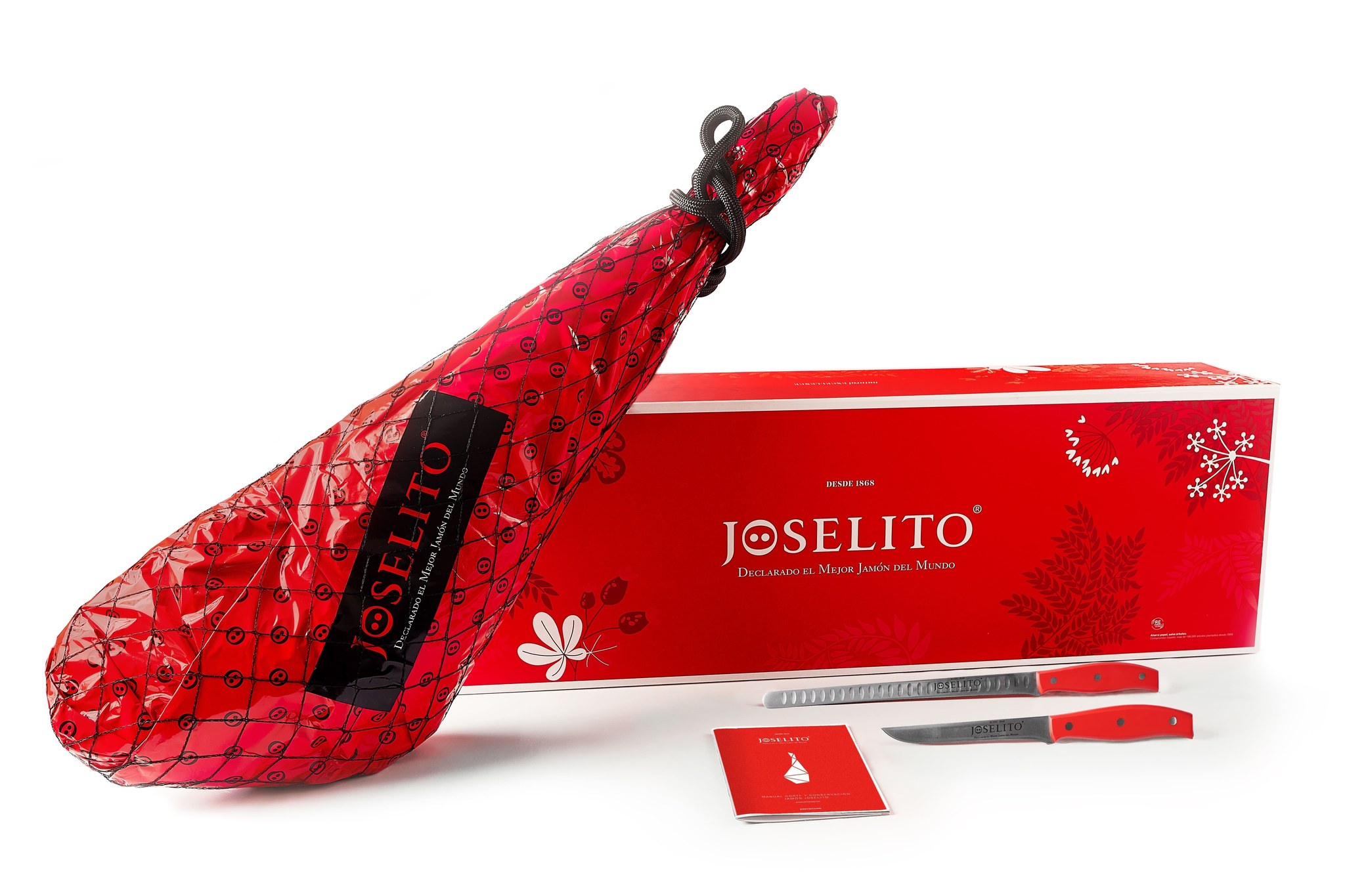 Хамон Иберико Гран резерва 6-7 кг в подарочном наборе