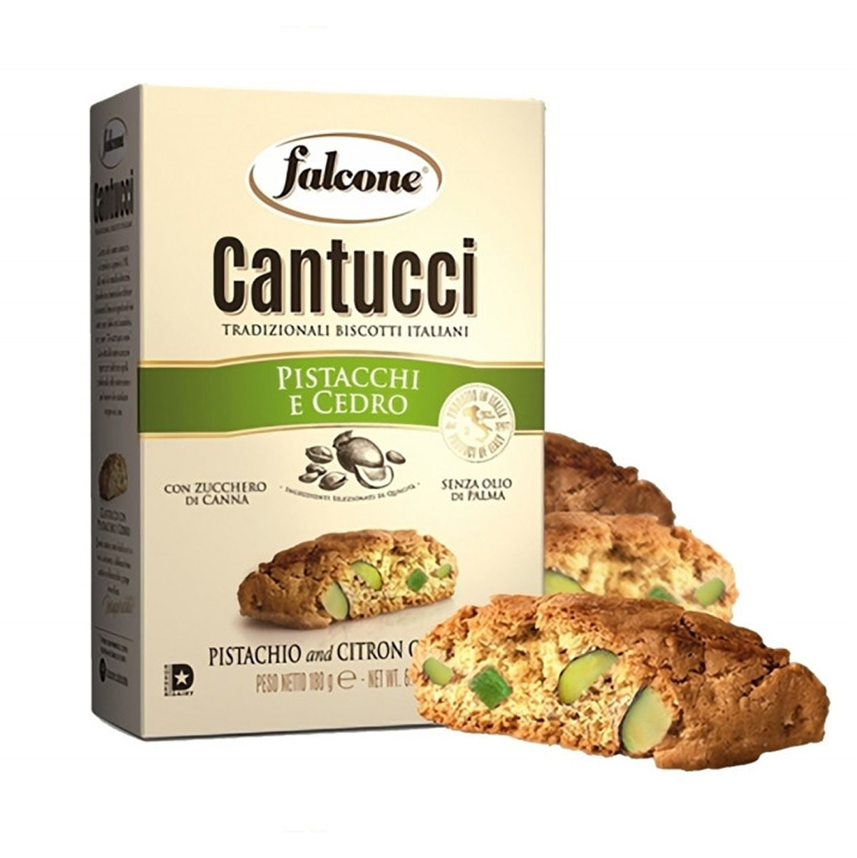 Печенье кантуччи с фисташками 180 грамм