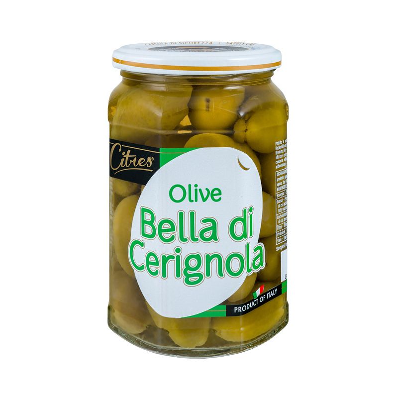 Оливки зелёные Белла ди Чериньола 540 грамм