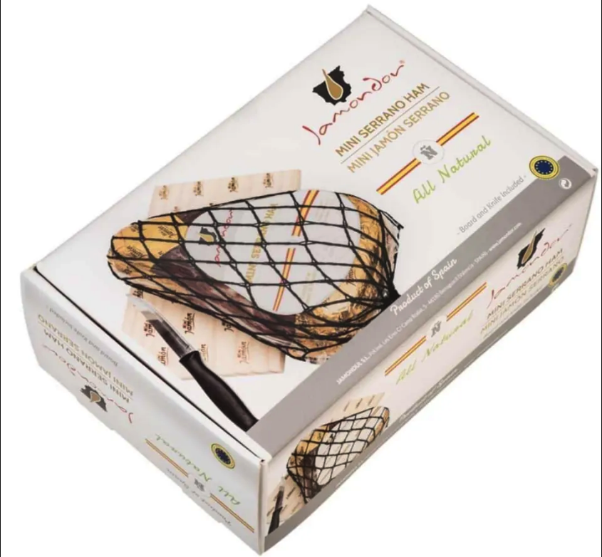 Хамон Серрано мини, с доской и ножом, 1 кг